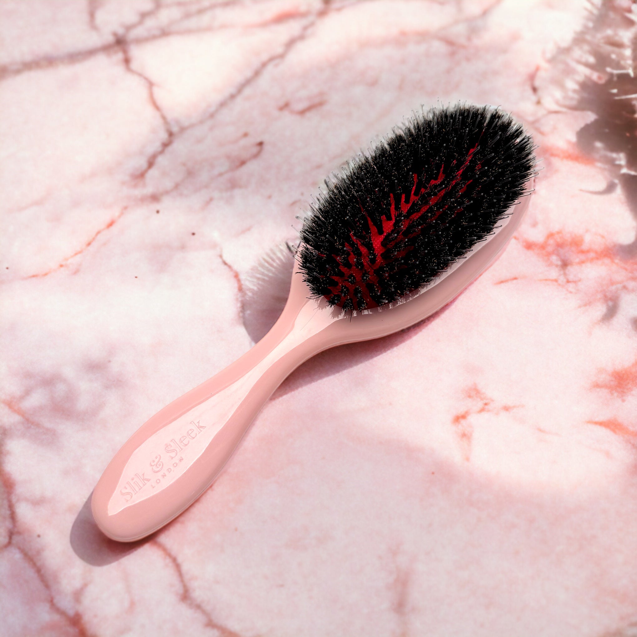 Boar and Nylon Bristles Detangle Hair Brush | Slik&sleek