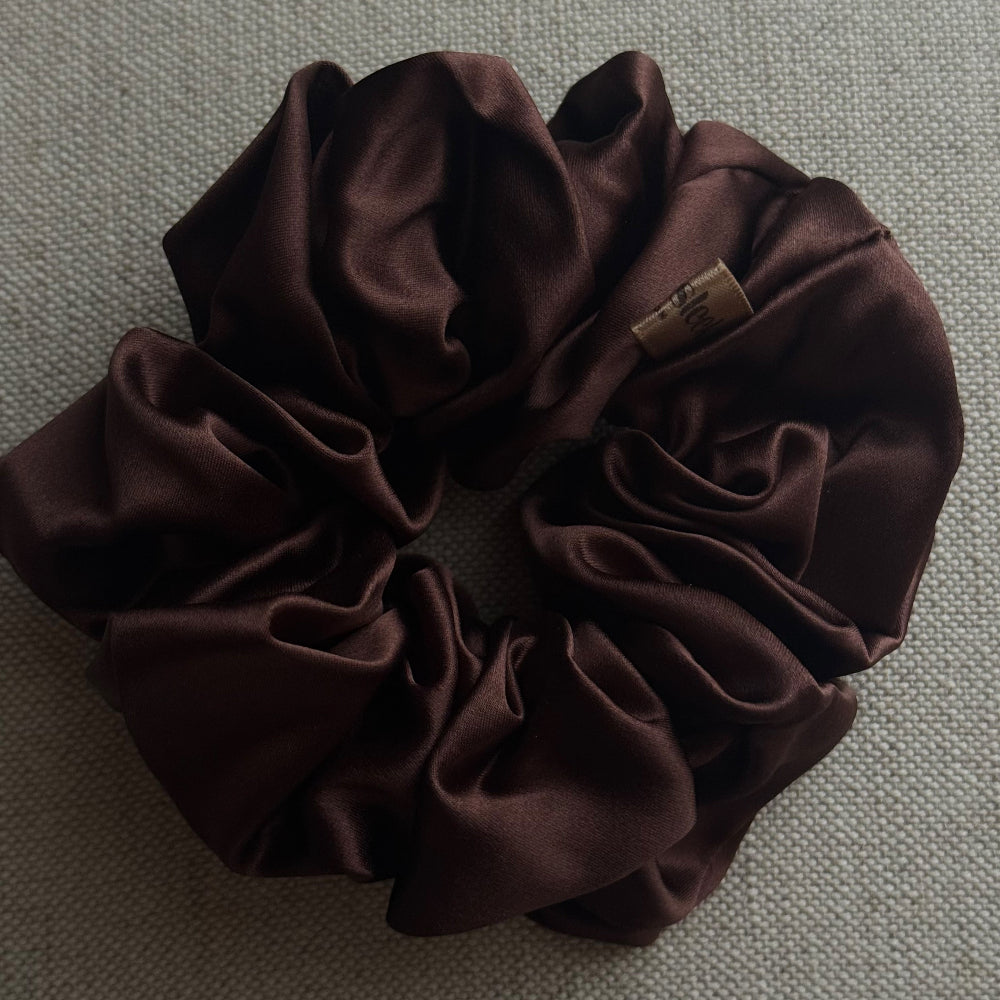 Burgundy Scrunchie made of Premium Mulberry Silk