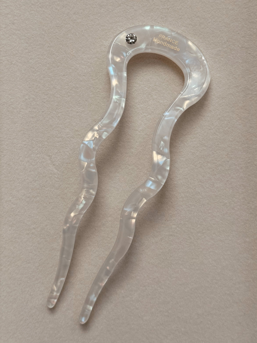 Slik and Sleek French Hair Pin in Tortoise Shell, eco-friendly hair accessory for thick hai