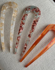 The XL French Hair Pin | Cellulose Acetate Hair Accessory for Thick & Long Hair