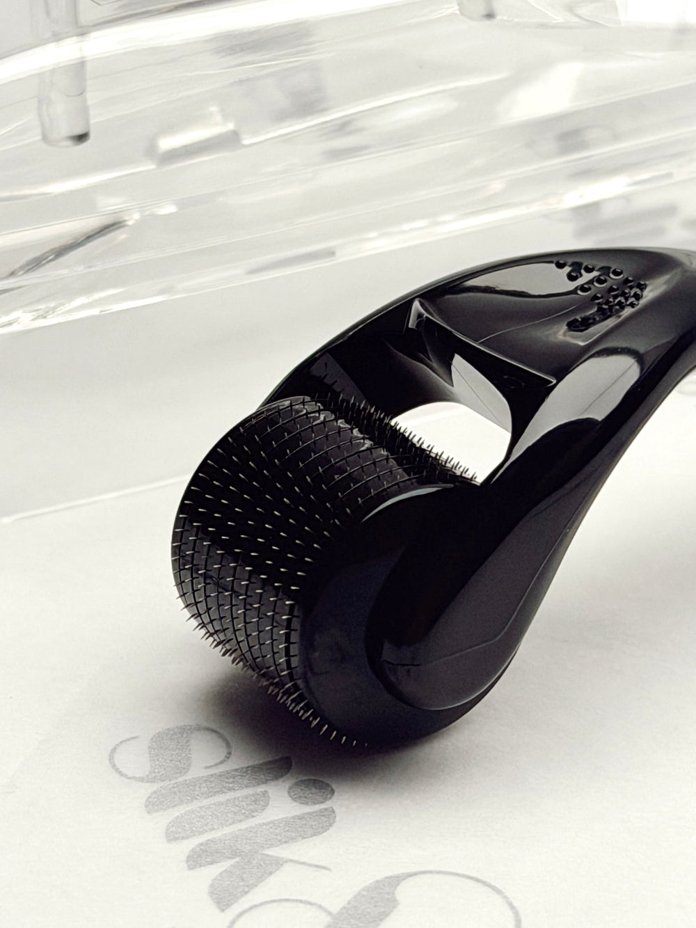 Slik & Sleek Hair growth Scalp Dermaroller Kit with 100ml disinfection spray for hair growth.