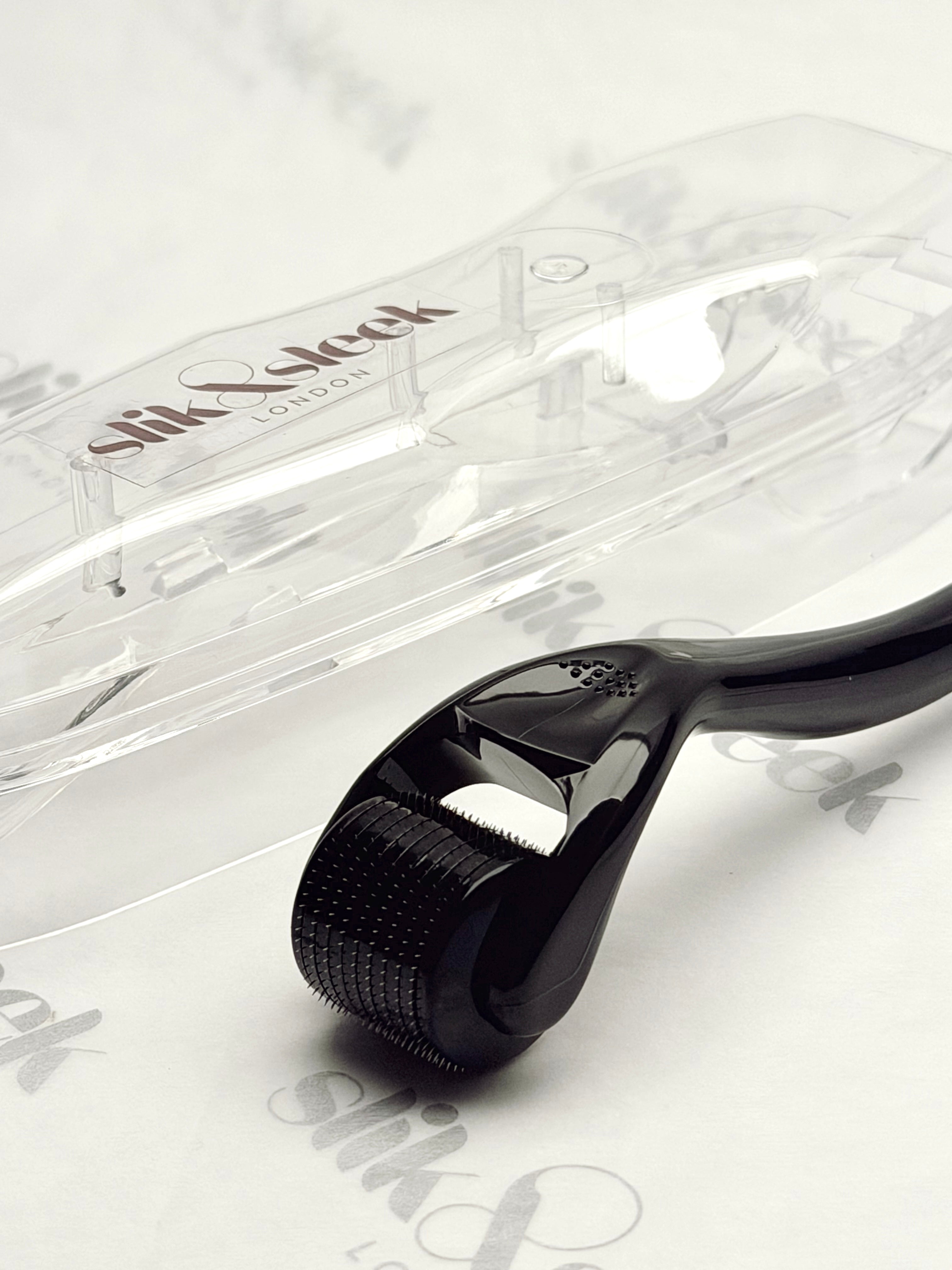 Slik &amp; Sleek Hair growth Scalp Dermaroller Kit with 100ml disinfection spray for hair growth.